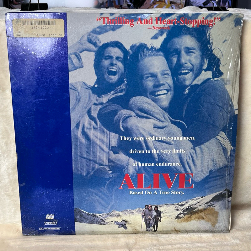 แผ่น laser disc เรื่อง Alive 1993