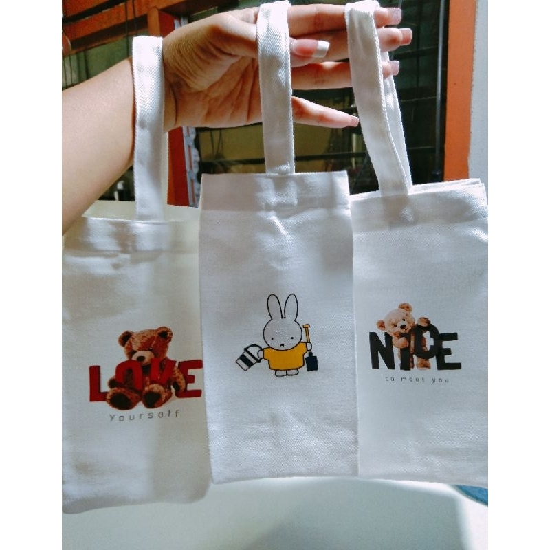 พร้อมส่ง!! กระเป๋าใส่แก้วเยติ กระเป๋าแก้วน้ำ ลายการ์ตูนน่ารักๆ