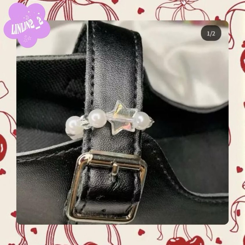 ⁺◟✿  linlin2_2 𐐪ї𐑂 | เเหวนรัดรองเท้านักเรียน 1ชิ้น