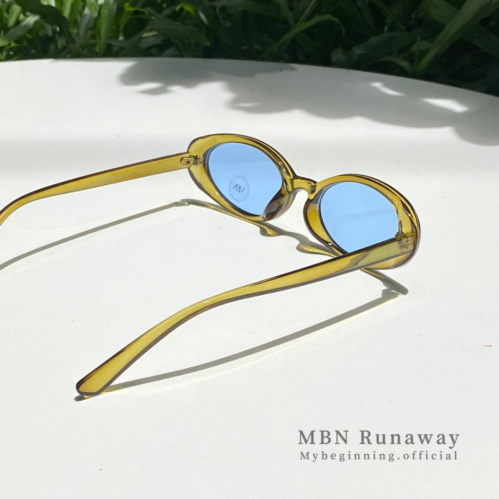 𝐌𝐁𝐍 รุ่น 𝐑𝐮𝐧𝐚𝐰𝐚𝐲 แว่นกันแดด ทรง Cateye ป้องกัน UV400 รูปที่ 3