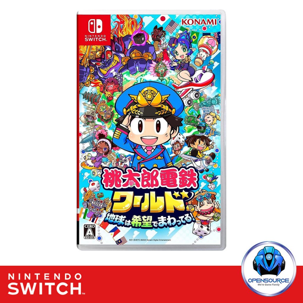 [พร้อมส่ง]Nintendo: 桃太郎電鉄ワールド ～地球は希望でまわってる！Momotaro Dentetsu World: The Earth Spins with Hope (Z2 JPN) - Nintendo Switch