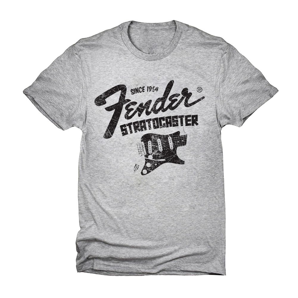 FENDER T SHIRT VT009 เสื้อยืด นักดนตรี กีตาร์ เสื้อวินเทจ COTTON 100% SIZE M - 3XL