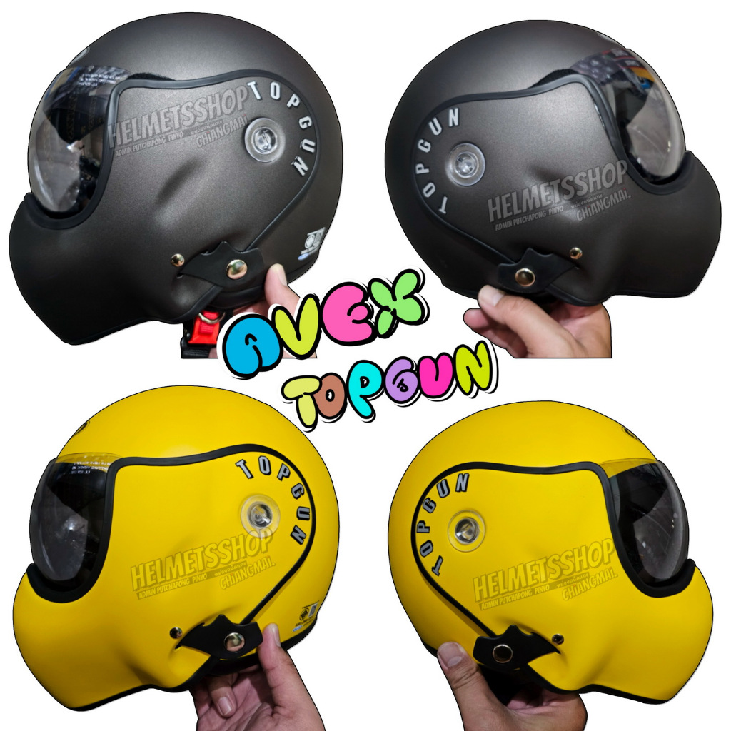 AVEX TOPGUN หมวกกันน็อค ทรงนักบิน