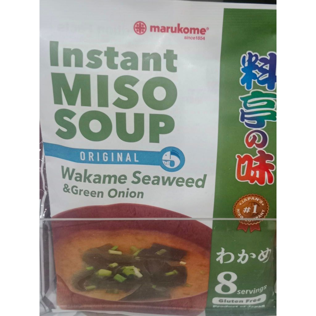 MARUKOME Miso Soup with Wakame Seaweed & Green Onion * INSTANT SOUP * 152g