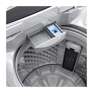 แอลจี เครื่องซักผ้าฝาบน ความจุ 15 KG. สีเทาเข้ม รุ่น T2515VBTM LG WASHING MACHINE TOP LOAD 15 KG. #T2515VBTM SILVER