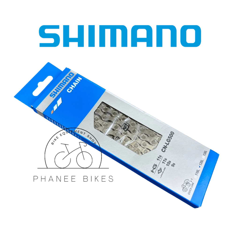 Shimano โซ่จักรยาน CN-LG500 9/10/11 Speed Linkglide/ Hyperglide ขนาด 126 ข้อ