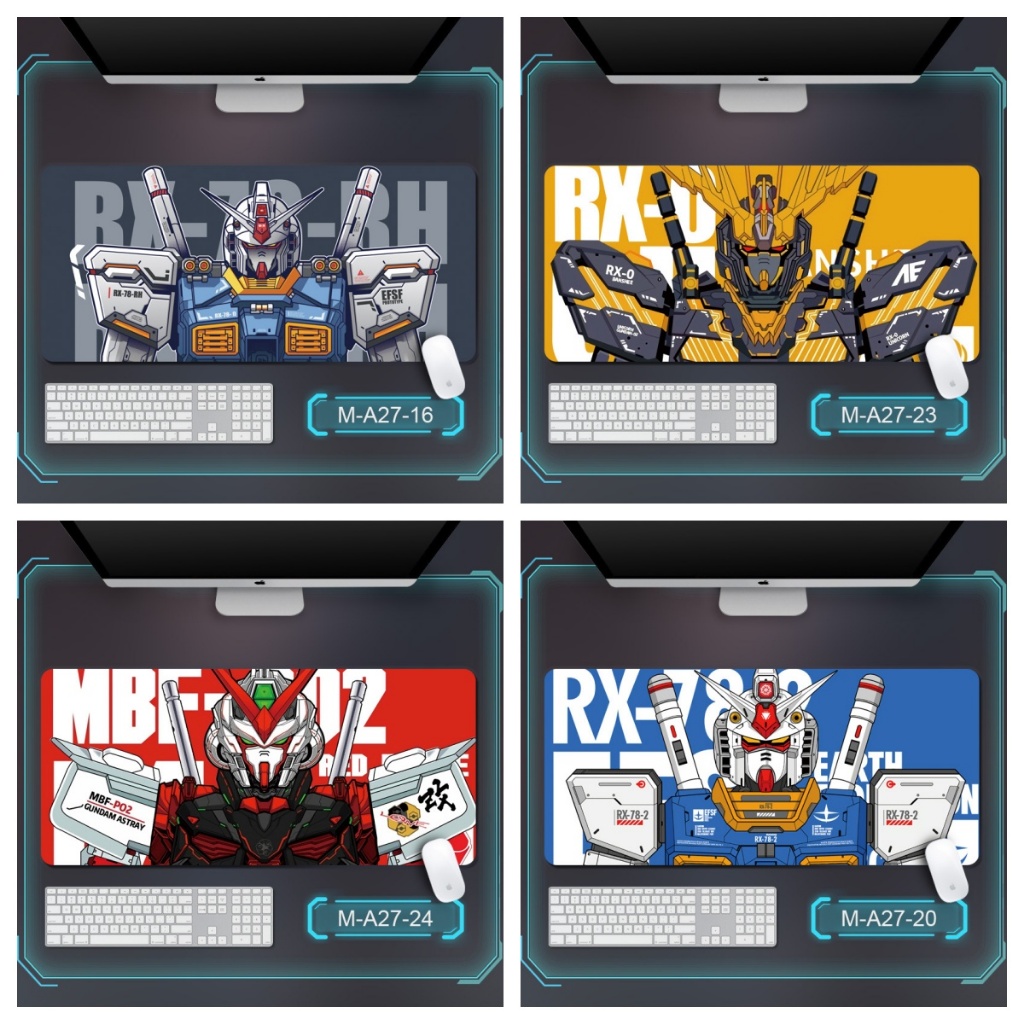 แผ่นรองเม้าส์ 80x30cm หนา3mm แผ่นรองเม้าส์ลายการ์ตูน Mouse Pad แผ่นรองเมาส์ ที่รองเมาส์