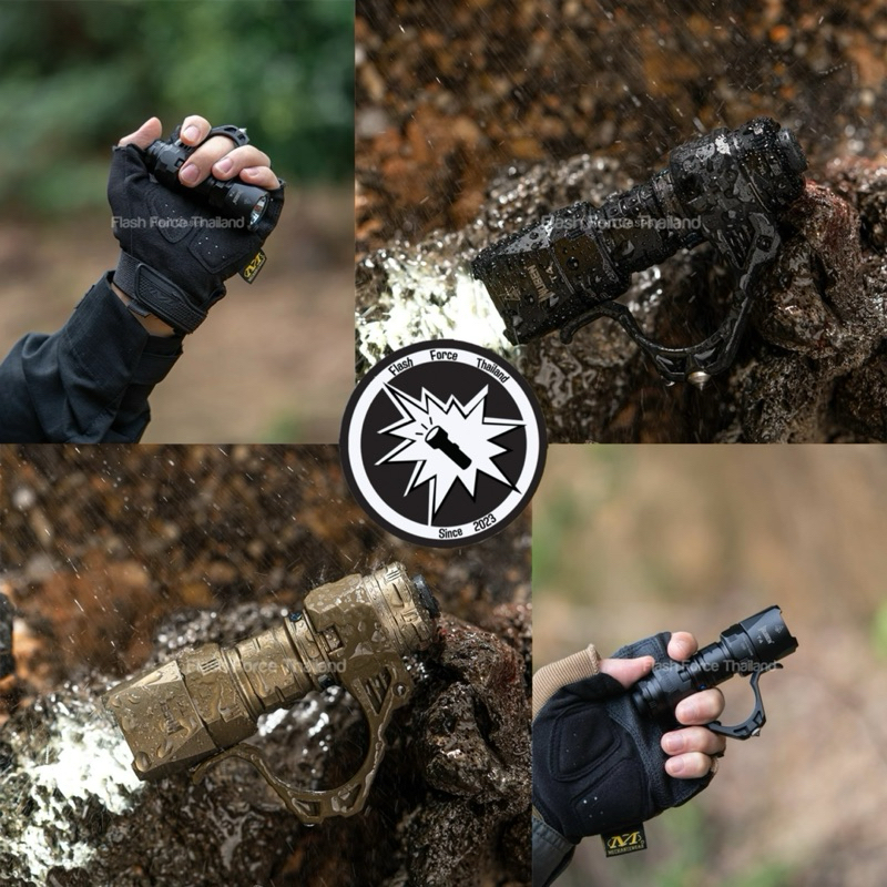 ไฟฉายยุทธวิธีแสงพุ่งพกพาสะดวก Wuben T4 มี 2 สี 2 แบบให้เลือก แบบพร้อม Tactical Ring และ ตัวเปล่า รับ