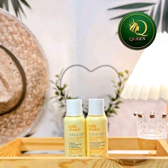 Milk Shake Colour Care Maintainer Shampoo/Conditioner 50ml ให้ความชุ่มชื้นแก่เส้นผมและป้องกันสีซีดจาง