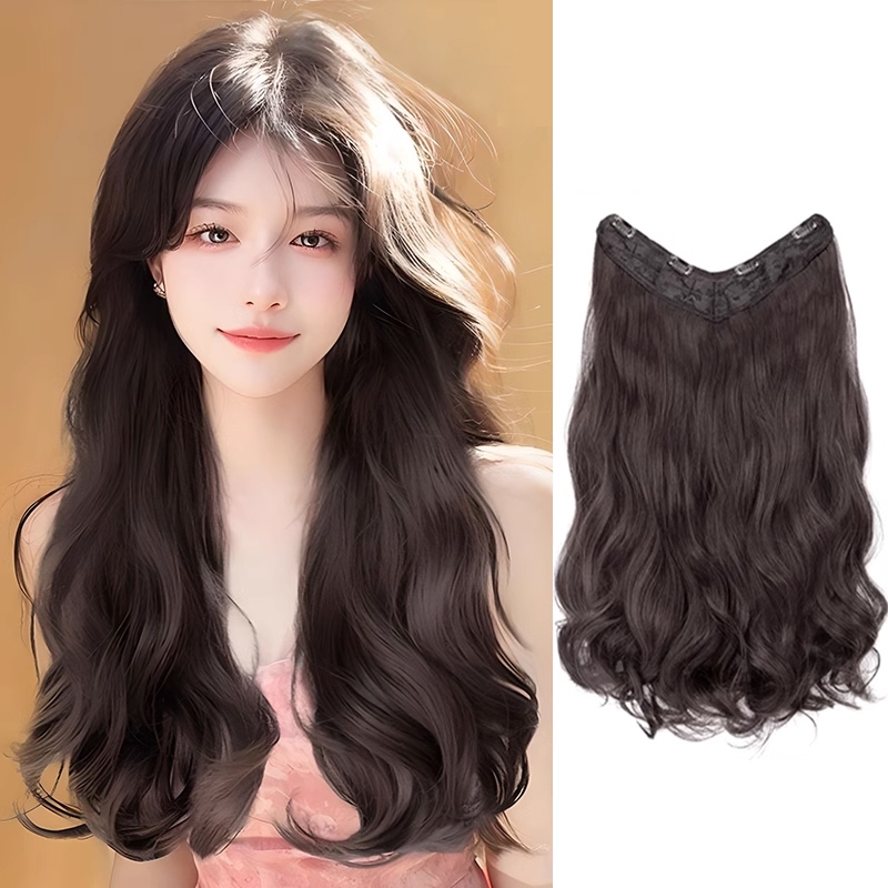 แฮร์พีชแบบกิ๊ฟ วิกผมลอน แพลอนคลาย ลอนปลาย เข้ารูปกับทรงศรีษะ รอบหัว เป็นธรรมชาติ(พร้อมส่ง)