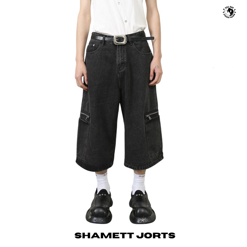 THEBOY-SHAMETT JORTS JEANS กางเกงยีนส์ [Jorts Jeans]