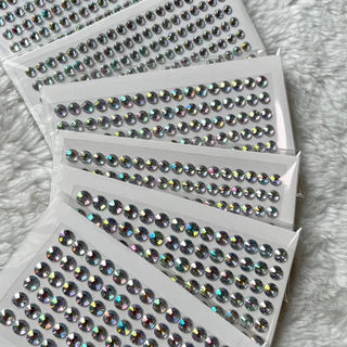Crystal sticker สติกเกอร์เพชรสีขาวรุ้ง *อ่านรายละเอียดก่อนสั่ง