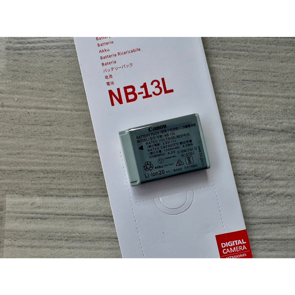 แบตกล้อง แบตเตอรี่ Canon NB-13L G1XIII G5X G5XII G7X G7XII G7XIII G9X G9XII SX620HS SX720HS SX730HS SX740 มือ 1