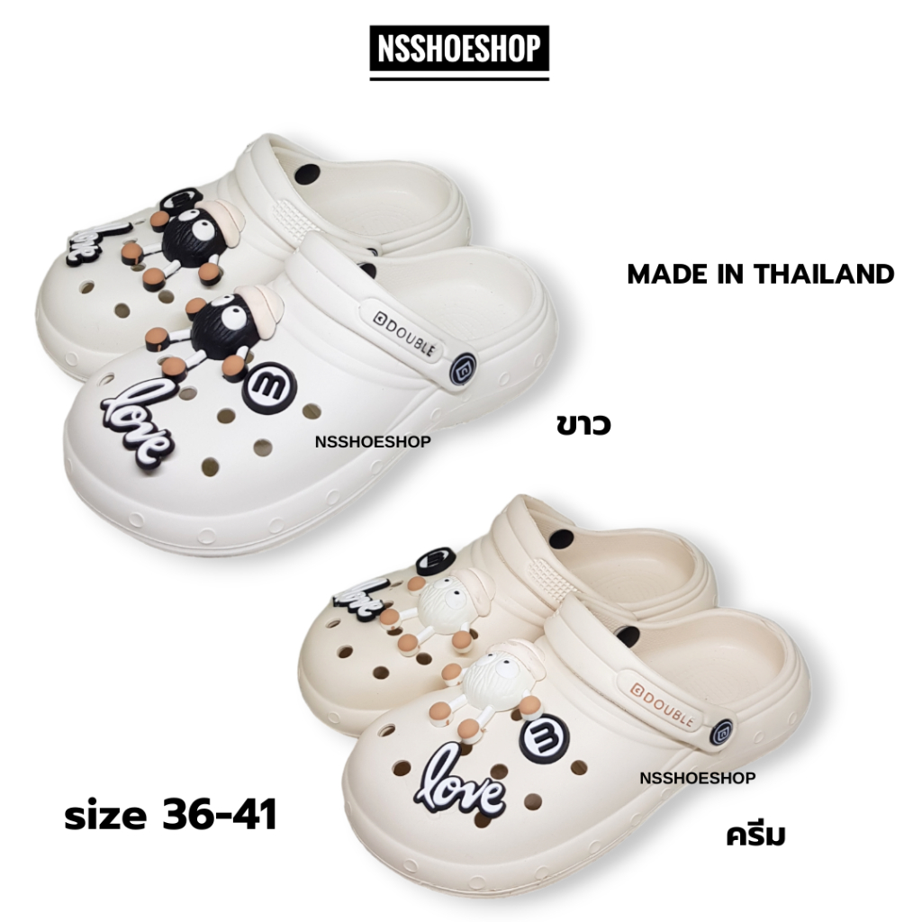 [ส่งทุกวัน] BB Double รองเท้าหัวโตผู้หญิง รุ่น TE3122-4 เนื้อนุ่ม นัำหนักเบา ไซส์ 36-41