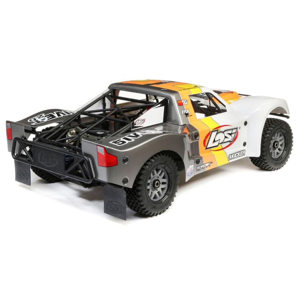Losi 5IVE-T 2.0 V2 1/5 Bind-N-Drive 4WD Short Course Truck (Grey/Orange/White) w/32cc Gasoline Engin