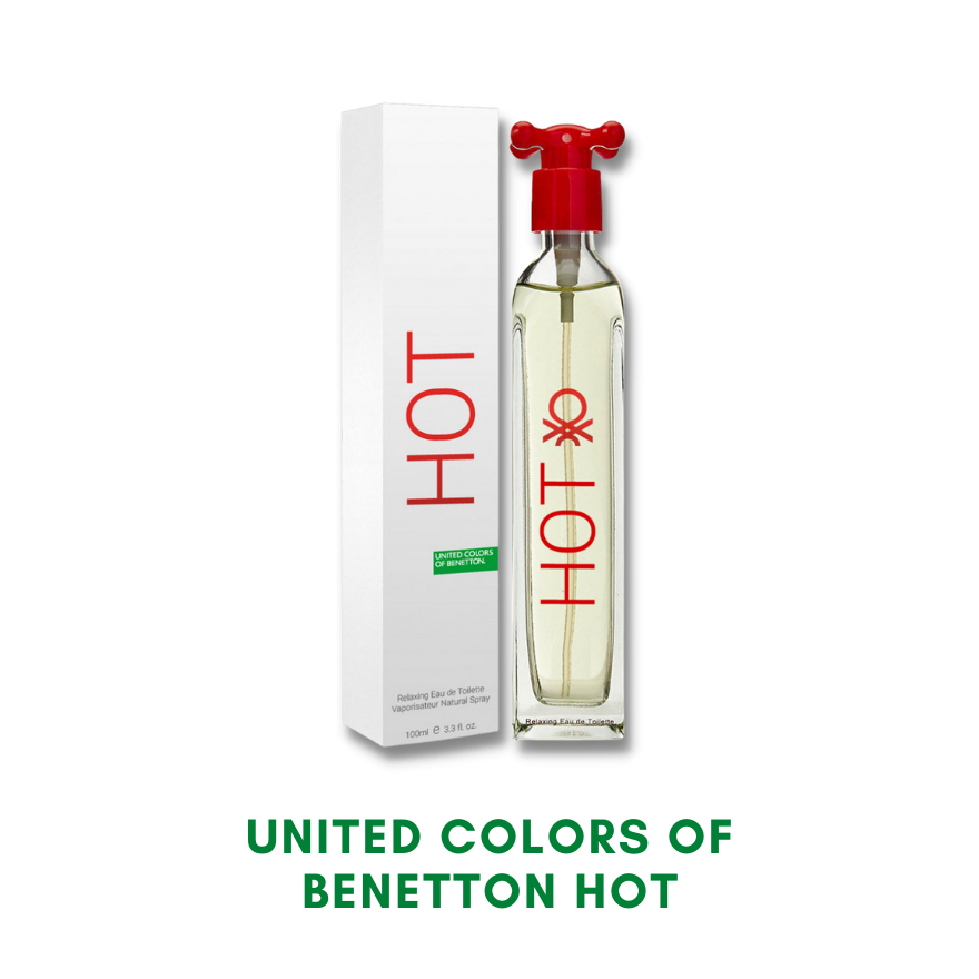 Benetton Hot Women 100 ml  กล่องซีล