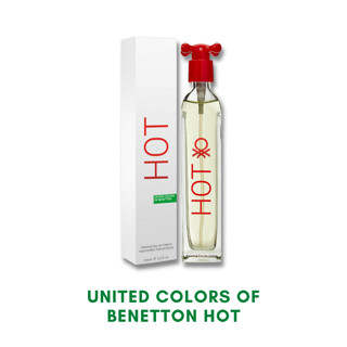 Benetton Hot Women 100 ml  กล่องซีล
