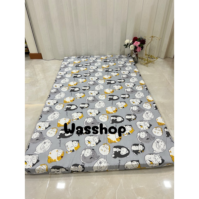 ที่นอนปิกนิก(ความหนา3นิ้ว)ปิกนิกขนาด 3.5 ฟุต ปลอกที่นอนถอดซักได้ พับเก็บได้ที่นอนหนานุ่มตรงปก - รูปที่ 4