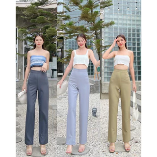 ขากระบอก ผ้าเปเป้งานซิปหลัง งานซิปหลัง🧵🥐