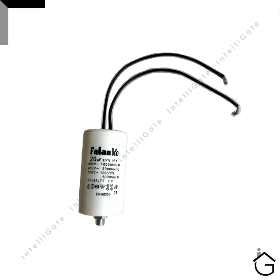 คาปาซิเตอร์ CAPACITOR สำหรับใช้กับมอเตอร์ประตูรีโมท AC 20uF