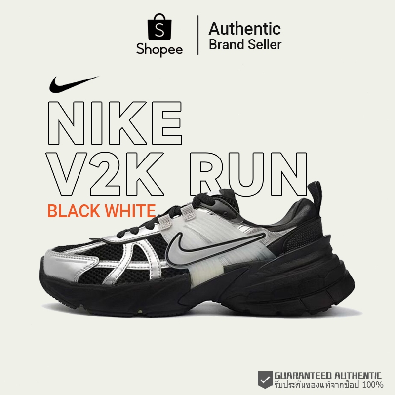 รองเท้า Nike V2K Run "Black White" พร้อมส่ง (FD0736-100) รองเท้าผ้าใบ สุดฮิต [ของแท้100%]