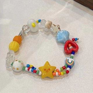 [Mimmuffin] กำไลข้อมือลูกปัดแฮนเมด กำไลอะคริลิค handmade