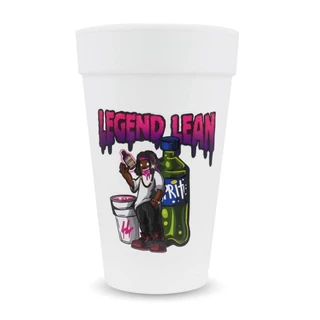 แก้วโฟม(Legendlean) พรีเมี่ยม สุดเท่ ขนาด 16 ออนซ์