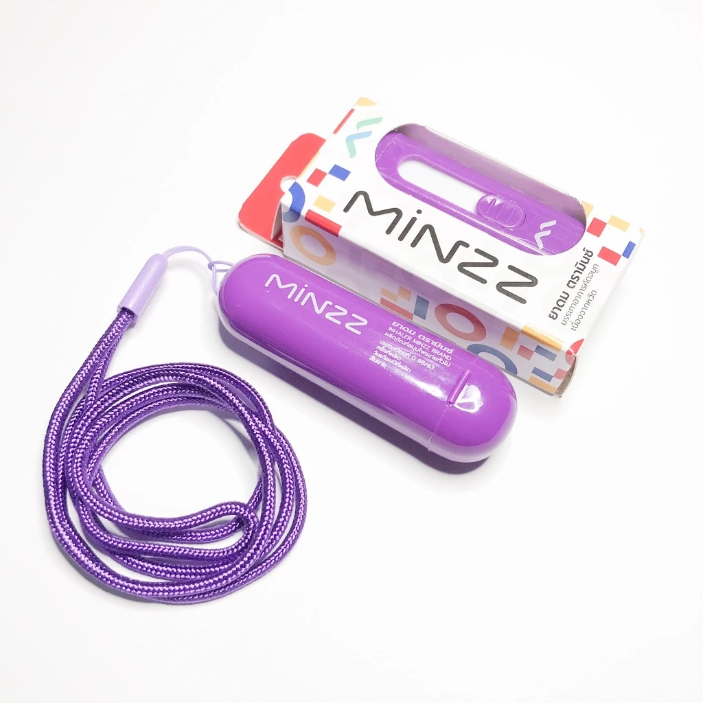 ยาดม MINZZ มินซ์ แถมห่วงหรือสายคล้อง