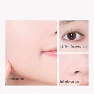 แป้งคูสชั่น กแป้งอัดแข็2อิน1 Double-Layer Cushion Powder 2-in-1ธรรมชาติ เคลือบ กันน้ำ ปกปิด กันเหงื่อ คุมมัน