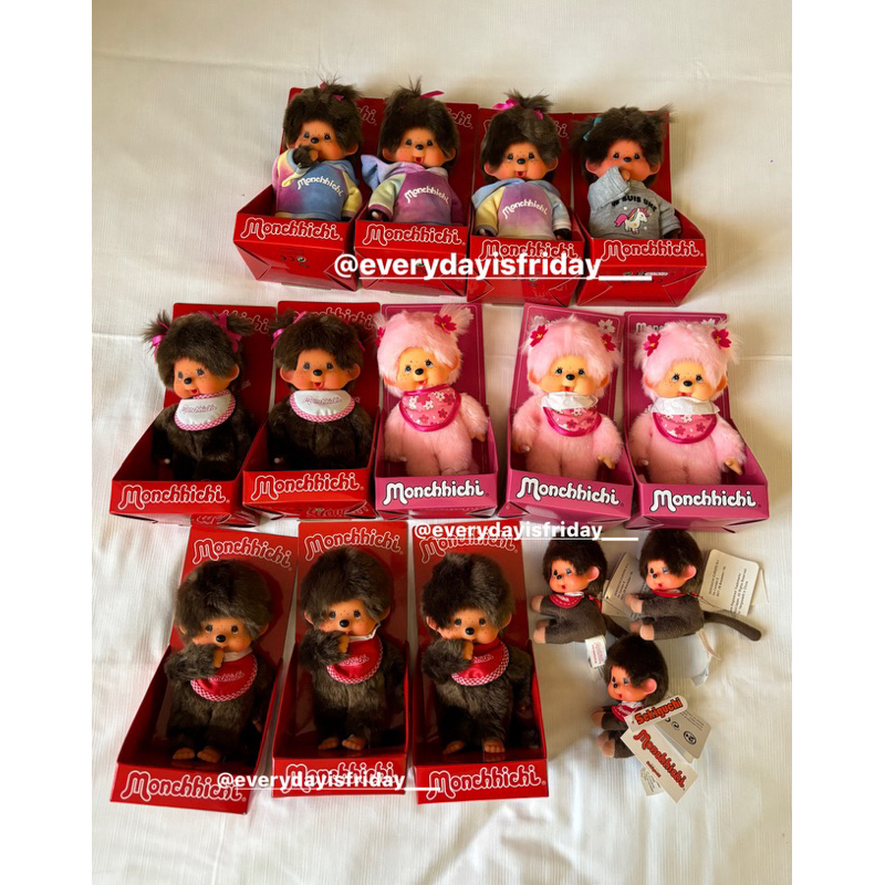 [ใช้โค้ดลด30%ได้] พร้อมส่ง 22 ธค. Monchhichi (มอนชิชิ) แท้100% หิ้วมาเองค่ะ
