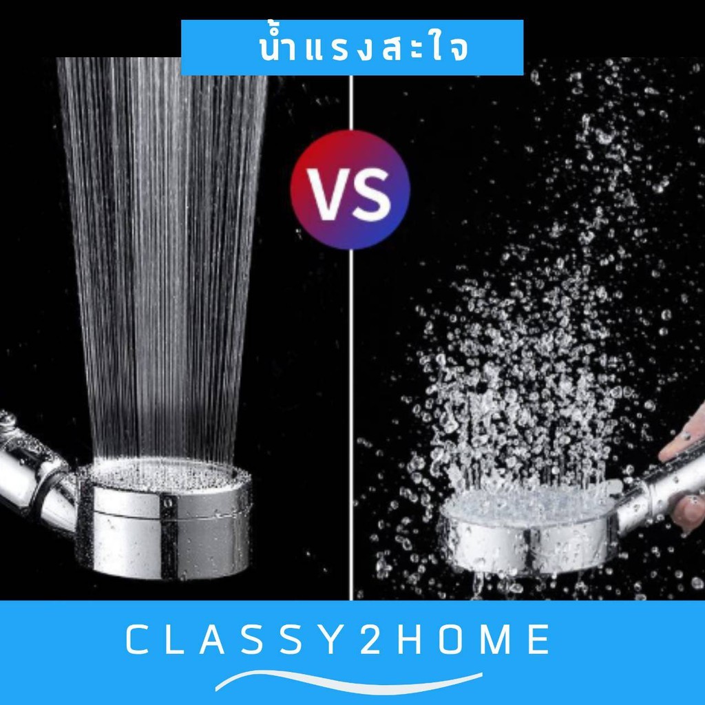 หัวฝักบัวในห้องน้ำพร้อมแรงดันน้ำที่เพิ่มขึ้น ความเร็วน้ำสามระดับ หัวฝักบัวฟังก์ชั่นกรอง/หยุดน้ำด้วยปุ่มเดียว ราคา ถูกที่สุด ดีลบีเคเค แกลเลอรีภาพที่ 7
