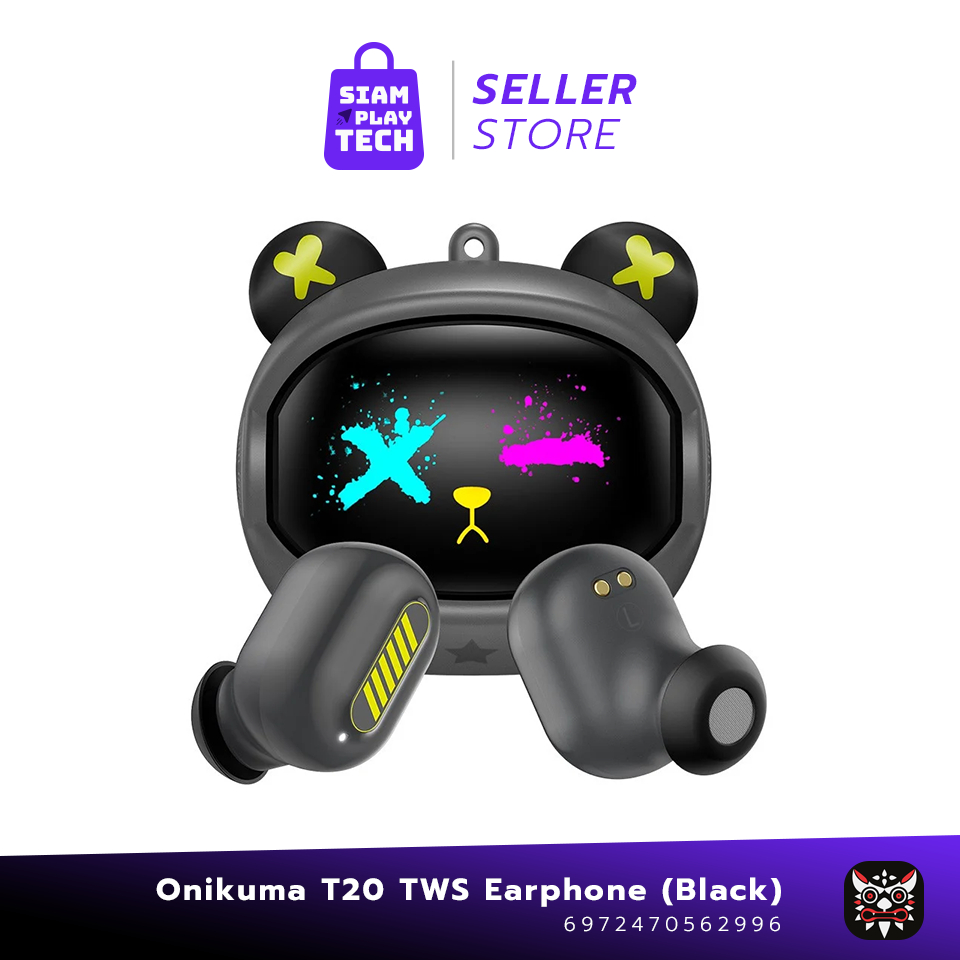 ONIKUMA T20 TWS Gaming Earbuds หูฟังไร้สาย ดีไซน์สวยสุด