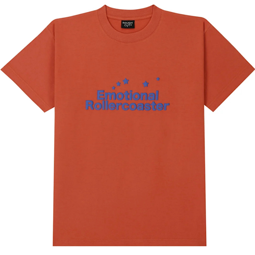 Rough Cut Emotional Rollercoaster T-Shirt - Orange