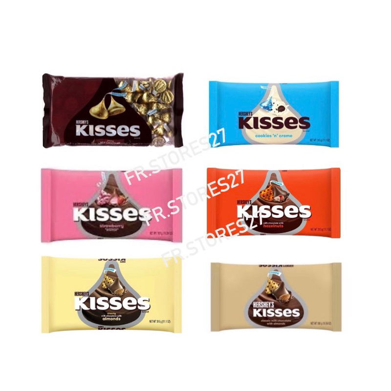 Hershey's Kisses Chocolate ช็อคโกแลตเฮอร์ชีย์คิส (300-315g)