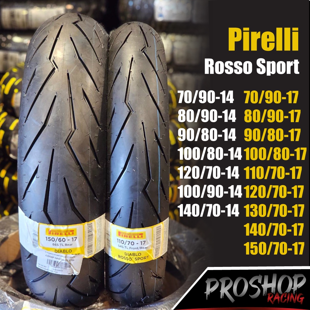 ยาง Pirelli Diablo Rosso Sport  ขอบ 17 110 120 130 140 150 ขอบ 14 Ninja Z300 MT03 R3 R15 XSR155