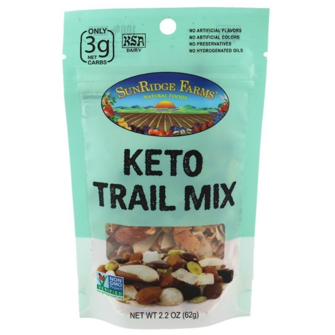 Sunridge Farm Keto Trail Mix 62g. ซันริดจ์ฟาร์ม เมล็ด อัลมอนด์  คีโตเทรลมิกซ์