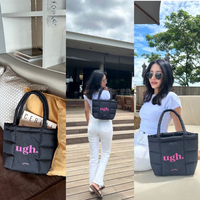 Lulabo Puffy Bag by Femii : กระเป๋านุ่มนิ่ม น่ารัก กระเป๋าทรงโท้ท ใส่ไอแพดได้ ไซส์เล็ก