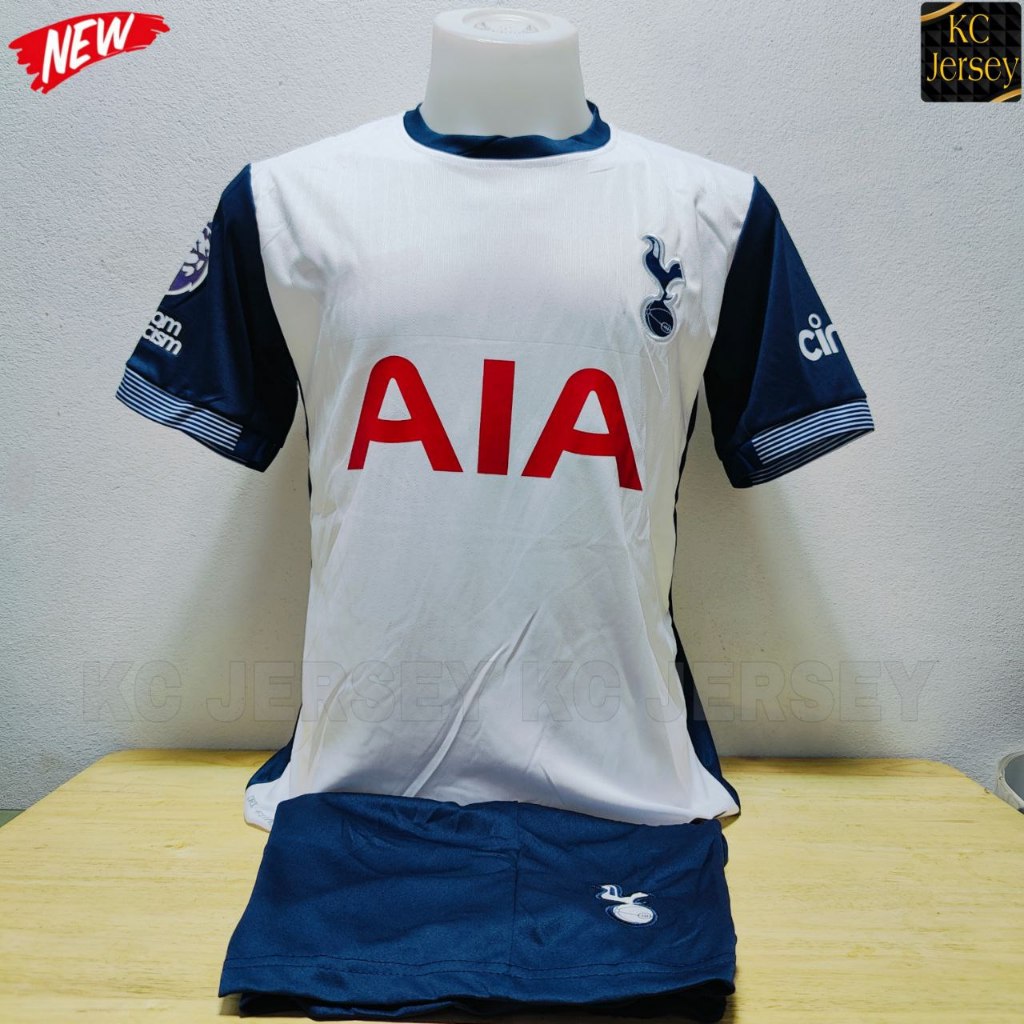 ชุดฟุตบอล SPUR สเปอร์ส ครบชุดเสื้อ+กางเกง ปี 2025 ใหม่ล่าสุด ชุดผู้ใหญ่ แขนสั้น มีไซส์ M---3XL