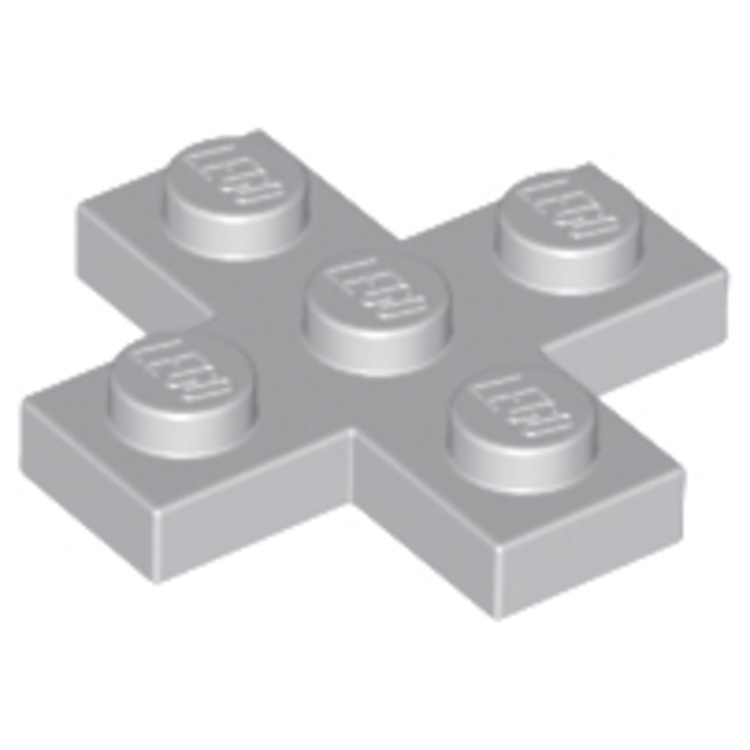 LEGO PART No: 15397 (ชิ้นส่วนเลโก้) Plate, Modified 3 x 3 Cross