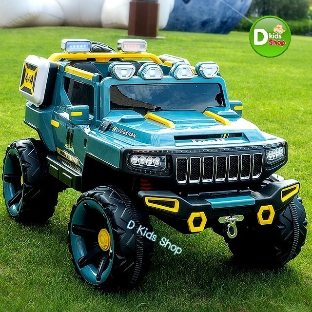 YV2 ใหญ่ 2 ที่นั่ง รถแบตเตอรี่เด็ก รถเด็กนั่งทรง HUMMER Model ขับเคลื่อน 4 ล้อ 4×4 รุ่นใหม่ล่าสุด MN20455 ราคา ถูกที่สุด ดีลบีเคเค แกลเลอรีภาพที่ 2