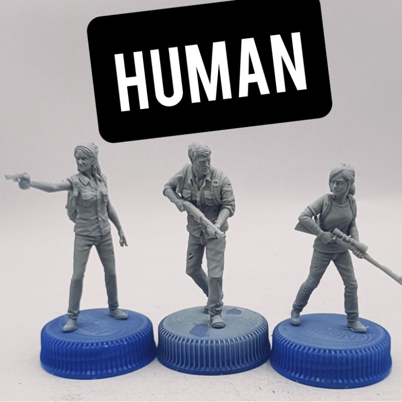 1/35 The last of us clicker model resin ซอมบี้ ชีวะภาพ movie game ps5