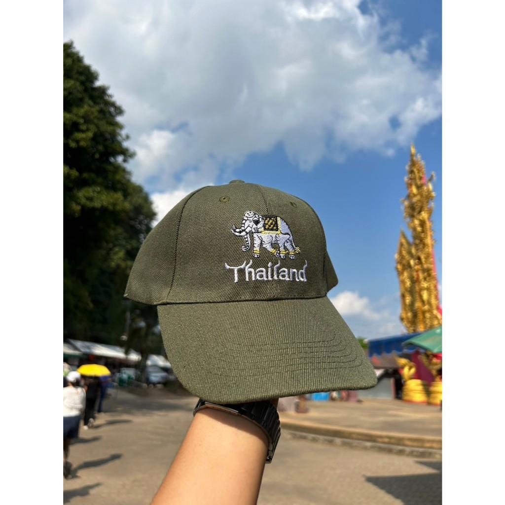หมวกแก๊ป เบสบอล ปักไทยแลนด์ Thailand ปรับไซต์ข้างหลังได้