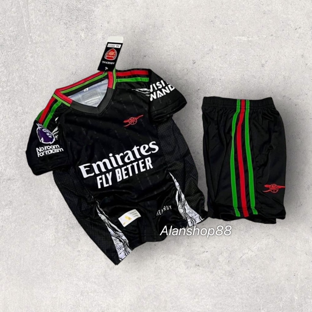ชุดบอลเด็ก 1-12 ปี เสื้อพร้อมกางเกง ผ้านิ่มลื่นใส่สบาย
