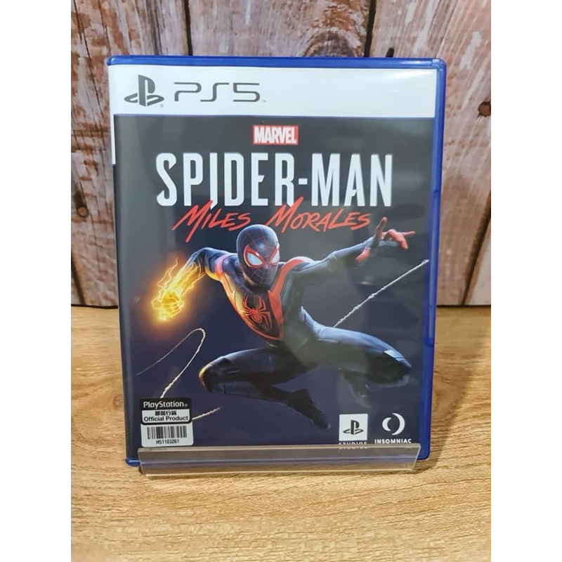 แผ่นเกมส์ Ps5 (PlayStation 5) เกมส์  Spiderman Miles morales.