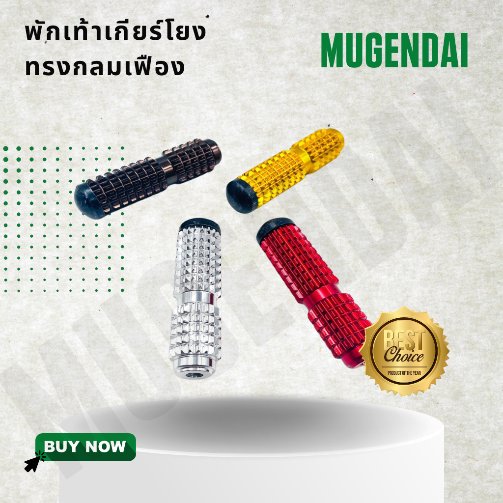 พักเท้าเกียร์โยงทรงกลมเฟือง พักเท้าหลังเกียร์โยง พักเท้าสี