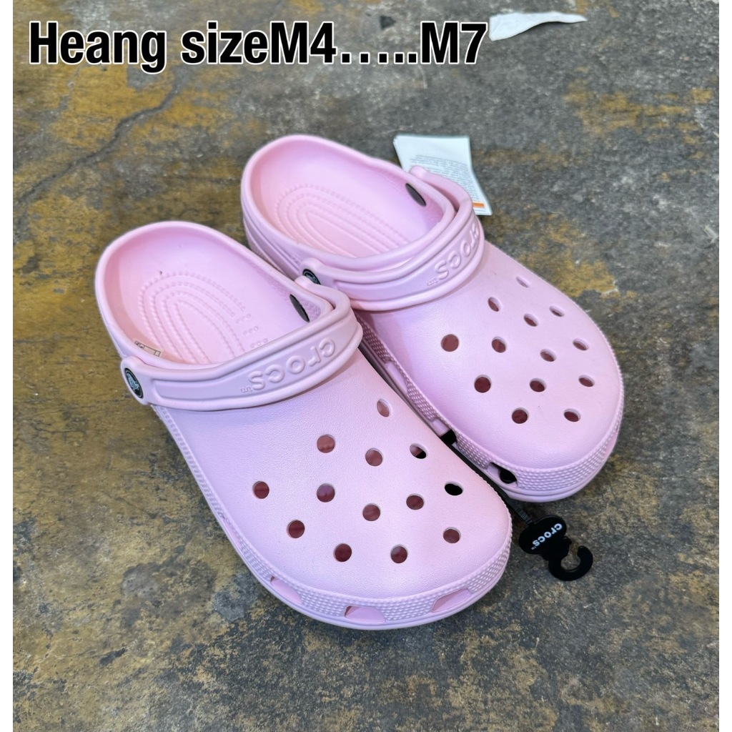 รองเท้า Crocs classicแบบสวมสำหรับผู้หญิงและผู้ชายงานสวย 10 สี