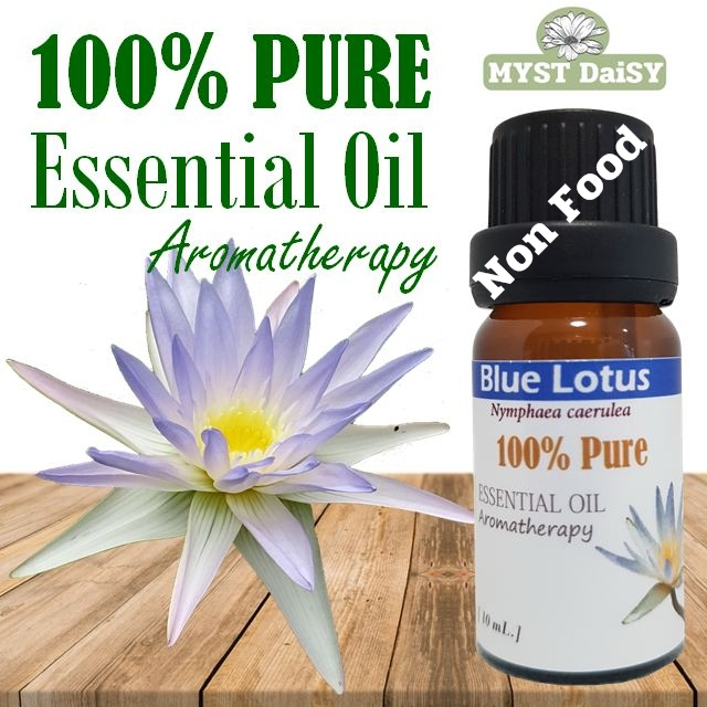 [10 mL.] 100% Pure Essential Oil น้ำมันหอมระเหยบัวอียิปต์ (Blue Lotus) บริสุทธิ์ 100% (ไม่ใช่น้ำหอมหรือกลิ่นสังเคราะห์)