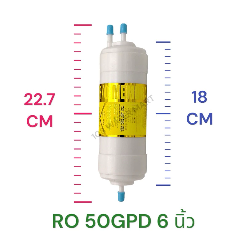 ไส้กรองน้ำอินไลน์ SCI Water รุ่น U Type 6 นิ้ว Neo Sense / RO 50 GPD / Post Carbon thumbnail 5
