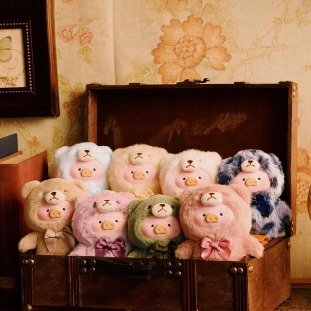 [พร้อมส่ง❗️] พวงกุญแจ Teddy lulu 🐷 น้องหมูชุดหมี จาก Toyzero+
