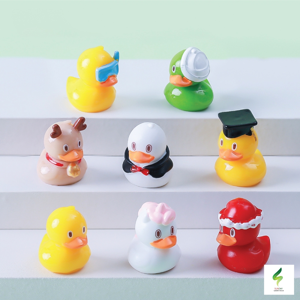 รวมโมเดล - เป็ดน้อยหลาย รูปแบบ สำหรับจัดสวนถาด ตกแต่งบ้าน อื่นๆ Duck